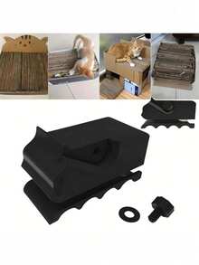 1pc Cat Scratcher Cardboard Cutter, 3D Printed Handheld Paper Cutting Tool, Cat Scratchers Cardboard Strip Tool Cutting Machine Gift Perfect For Cat Lovers