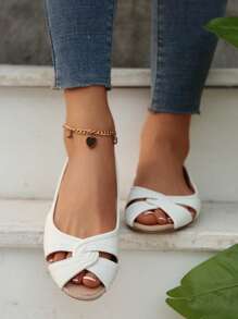 Modische, weiche, leichte und komfortable dicke Einlegesohlen für Damen, Slip-On Flach Loafers