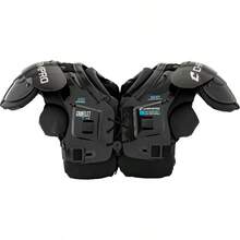 Champro Gauntlet 1 Football Shoulder Pad - Black,Blue - View 1