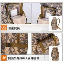 2025 Hottt New Arrivals:Hiking Backpack 75-100L Large Capacity Backpack Waterproof Outdoor Camping Sports Backpacks Travel Backpack Camping Mountaineering Outdoor Sports Backpack Camouflage Men Women Cape Backpack(75L) EU Green (Green 1)Green (Green 1) - Bildfarbe - View 3