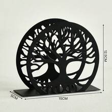 2pcs Gold Metal Tissue Paper Holder, Decorative Bar Tabletop Cafe Dining Room Napkin Dispenser - Multicolor - View 9