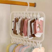 1pc Multi-Functional High Capacity Wardrobe Organizer Rack For Lingerie, Socks, Hats Storage And Drying