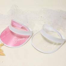 Customized Embroidery Beach Hat, Bride To Be Gift, Customized Beach Hat, Personalized Hat, Beach Lady Hat, Bride Gift, Bride Party Hat, Customized Plush Beach Hat, Bride To Be Gift, Customized Beach Hat, Personalized Hat, Mother's Day Gift, Beach Bachelorette,Bride Gift,Bachelorette Favors,Bridesmaid Gifts,Bride Squad Hats,Bachelorette Party,Bridesmaid Hats,Bridal Hat,Customized Sun Hat,Hats With Names - Multicolor - View 5