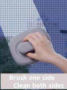 1pc Mesh Cleaning Brush, For Flat Surfaces, Multi-Functional Net Cleaning Agent, Portable, For Sofa, Walls, Carpet, Cleaning Supplies, Cleaning Tools