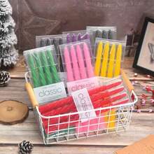 4pcs 8 Inch 10 Inch Classic Color Thread Twist Long Rod Candle Wholesale Household Creative Smokeless Twist Twist Styling Rod Wax