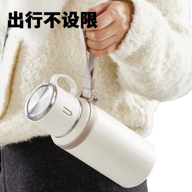 1pc Stainless Steel Insulated Water Bottle & Coffee Pot, Portable Outdoor Water Bottle, Multifunctional Coffee Cup Lid, Tea & Water Separation Insulated Cup Large Capacity 316 Stainless Steel Water Bottle With Lid For Men And Women, Suitable For Camping, Cycling, Office And Home - All Season Beverages, Perfect Birthday Gift Back To School - 1pc - View 5