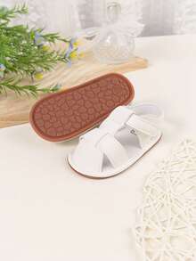 Fashionable Infant Breathable Comfortable Non-Slip Flat Sandals - White - View 5