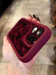Funda para teléfono con estampado de carey. Funda clásica retro con estampado floral de rosas. Funda de TPU suave, anticaídas, antideslizante y antigolpes. Compatible con phone S. Funda para phone 5/15 Plus/15 Pro/15 Pro Max (1 unidad) - Multicolor 3 - Ver 6