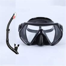 2025 Hottt New Arrivals:Mask Snorkeling Accri Swimming Goggl Tempered Glass Lens Swimming Goggl Ergonomic Dign Swim Glass Snorkel Dive Mask(QF-HEZI)Qfl-He-HxgQfl-He-Hxg - Bildfarbe - View 1