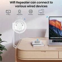 WiFi Extender Signal Booster, 2.4G/5.8G Dual Band 1200Mbps Extended Tecc WiFi Booster Extender (Home), 6x Speed ​​Network Booster Extender, WiFi Repeater Coverage Up To 20K Square Feet And 60 Device, 6 Antenna Competition,1-Tap, Easy Setup, Holiday Gift, New Year Gift