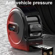 New Stainless Steel Red & Black Gradient Measuring Tape, Extra Thick Waterproof Rustproof High Precision Wear-Resistant Retractable Ruler, For Decoration, Construction, Industrial Use
