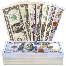 210pcs Dollars MovieProps, Video, Magician, Prank Teaching, Parties - Perfect Party Favors, Halloween/Christmas Gifts - 210pcs - 查看 1