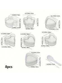 DIY Sushi Mold Onigiri Rice Multi-Shape Cake Rolls Multi-Function Japanese Household Bento Kitchen Baking Cartoon Tools - Multicolor - View 15