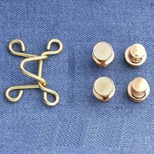 1 Sets Of Waist Collection Artifact Jeans Waistband Adjustment Small Fixed Button Pants Waistband Tightening Button Size Adjustment Button Waist Buckle
