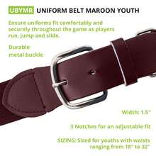 Cinturón elástico para Uniforme de béisbol - Dorado/Amarillo - Ver 10