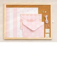 可爱清新邮寄信封套装，2 个信封和 4 张信纸
