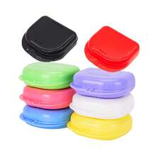 3pcs/1pc Dental Retainer Case With Ventilation Holes, Orthodontic Appliance Storage Box, Portable Denture Holder Case For Home, Office, Travel