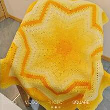 Duan Rang 彩色中粗纱绳，彩虹闪粉纱，手工编织DIY星空地毯的纱线材料。可用于制作毛衣、围巾、帽子、手套、花朵、手工艺品等。100% 腈纶纱线。1 袋 = 2 件 = 100 克