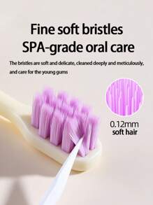 8 pièces Brosse à dents pour enfants à motif animal, soies souples pour la protection des gencives, convient aux nourrissons et aux tout-petits, décorations interchangeables de têtes d'animaux