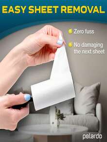 PETSIN 1/5/10pcs Reusable Fuzz Remover Rollers, 350 Sheets/10 Refills, Sticky Lint Brush For Pet Fur, Animal Hair, Lint Remover Roller For Sofa, Furniture, Large Size - Roller Lint Remover - View 7