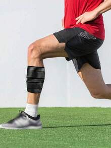 1Pc Elastic Wrap Ankle Support Brace Compression Knee Elbow Wrist Ankle Hand Support Wrap Gym Sports Bandage Strap ﻿,Compression Bandage Brace Support For Legs,Stabilising Ligaments, Squat,Basketball,Running