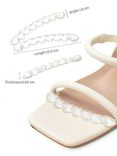 2 piezas Pegatinas antideslizantes para zapatos, para zapatos de primavera, Pascua para sandalias de mujer