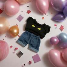 17cm Clothing Hanger Hooded Sweatshirt & Pants Set, Blind Box Plushie Doll Clothes, Detachable Outfit Suitable For 1st And 2nd Generation (Only Clothes, No Shoes), Fits 15cm-17cm (5.9 Inch-6.69 Inch) Dolls, Doll Clothes/Shoes Replacement, Suitable As Birthday, Holiday, Valentine's Day Gifts For All (Only Selling Clothes, Not Dolls), Teenage Gifts