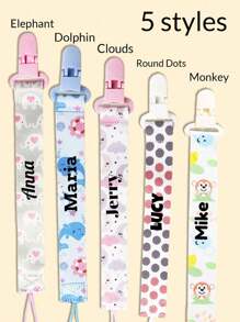Custom Pacifier Clip,Personalized Pacifier Clip With Name,Customized Pacifier Clips Baby Girl,Customizable Animal Pattern Pacifier Clip,First Gift For Your Child,Diy Custom Name,Baby Essentials,Baby Girl Gifts,Baby Boy Gifts,Decoration,Multi-Purpose,Friend Gifts/Birthday Gifts,Children's Growth Souvenirs Back To School,Multi-Functional,Ornamental,Letter,Stylish,Modern,Colorful,Cute,Adorable,Casual,Custom,Personalised,Unique,Customized,Ideal Gifts For Him,Ideal Gifts For Her