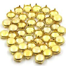 50/100pcs/Pack Metal Studs Round Four Claw Rivets For Leather Sliver Studs Rivets For Clothes Accessories For Bags DIY