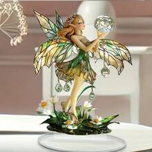 优质亚克力材质,厚度0.3厘米,通透耐用,光泽持久。独特的仙女主题设计,色彩丰富:栩栩如生的仙女形象,宝石点缀的羽翼,营造出充满魔幻艺术气息的氛围。适用于客厅、书房或卧室。是送给朋友的完美圣诞和新年礼物,为家居装饰增添浪漫魅力。 - 彩色 - 查看 5