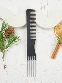 HYOUJIN 黑色大号宽齿梳顺发梳顺发桨刷，护理手柄梳 - 最适合卷发、湿发、长发的造型梳 - 彩色 - 查看 13