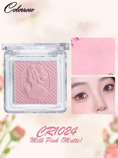 COLORROSE Poudre pour les joues Glow Flash, blush visage mate et brillant scintillant, léger, lisse, facile à mélanger, très pigmenté, surligneur et ombre à paupières tout-en-un, cosmétique de beauté faciale