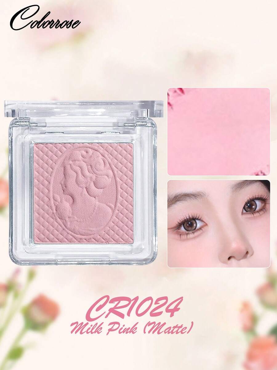 COLORROSE Flash Glow Cheeks 粉状腮红,哑光和亮光面部腮红,轻盈、顺滑、可混合、高度着色、荧光笔和眼影合一,面部美容化妆品 - CR1024 - 查看 1