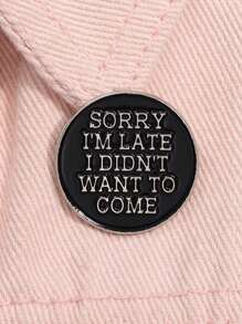 1 Peça Alfinete de Lapela Esmaltado Criativo e Engraçado com Texto Geométrico, Broches Personalizados de Ícones de Desenhos Animados, Divertido "Comemorativo do Meu Peido" Medalha, Distintivo, Acessórios, Chapéus, Mochilas, Acessórios Decorativos, Joias para Mulheres e Melhores Amigas, Acessórios de Vestir, Enfeite para Bolsas, Acessórios Escolares e de Escritório, Camisas, Jaquetas, Roupas de Natal e Halloween, Presentes Fofos para Professores, Acessórios de Fantasia, Enfeites para Bolsas