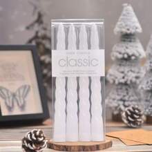 4pcs 8 Inch 10 Inch Classic Color Thread Twist Long Rod Candle Wholesale Household Creative Smokeless Twist Twist Styling Rod Wax