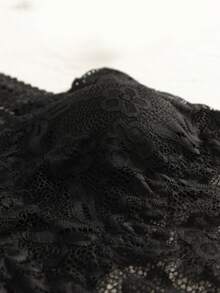 Lace Sexy Cami With Built-In Padded Bra, Korean Version Body-Fitting Hollow Tank Top - Multicolor - View 3