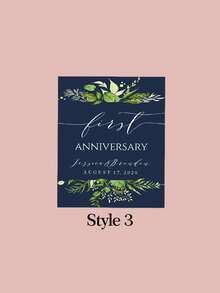 12/24 Etiquetas personalizadas para botellas de vino, decoraciones para fiestas de cumpleaños con corona, etiquetas para regalos, etiquetas para botellas de vino de boda, etiquetas decorativas conmemorativas y adorables para compromisos - Multicolor - Ver 16