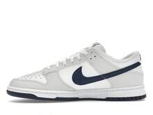 Dunk Low 'White Midnight Navy' Summit-White Platinum-Tint Sneakers Men DV0831-111 - 彩色 - 查看 5