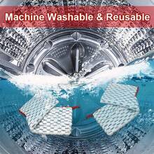 1pc/2pcs/4pcs/8pcs Compatible /O-Cedar ProMist MAX Steam Mop Pads, Fit For ProMist MAX Mop Heads, Replaceable  Ultra Microfiber Mop Pads - Red - View 9