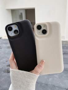 3 pezzi Custodie per telefono di colore solido resistenti alle impronte digitali, adatte per iPhone 13, 14, 15, 16 Pro Max, 16, 16 Plus - Multicolore - Visualizzare 6
