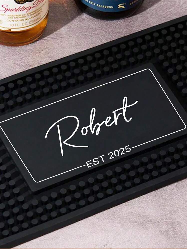 1pc Customized , Personalized Bar Mat, Coffee & Cocktail Coaster, Home Bar Accessory, Artistic Rubber Drink Coaster, Gift For Father, Boyfriend, Custom Coaster, Multi-Functional, Ornamental, Reusable, Exquisite, Stylish, High-Quality, Colorful, Modern, Custom, Personalized, Unique, Home, Garden, Office, For Anniversaries, For Valentine's Day, For Mother's Day, For Birthdays, For Father's Day, For Graduation, For Weddings, For Housewarming,Personal Items ,Forever Love, Personalized Gift - Multicolor - View 13