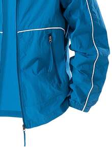 男士夏季防晒长袖夹克，运动健身休闲户外跑步长袖，适合秋季 - 藍色 - 查看 4