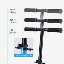 1pc Minimalist One-Click Folding Portable Kick Scooter, Front Shock Absorber Design, Adult Outdoor Portable Scooter