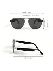 Brand New Advanced Smart Glasses, Can Listen To Songs, Talk To The Advanced Sunglasses Glasses, Smart Touch Operation / BT V5.3 / Stereo Effect, Suitable For Holiday Gifts, Sports, Driving, Fishing, Men And Women Are Applicable - Black - View 3