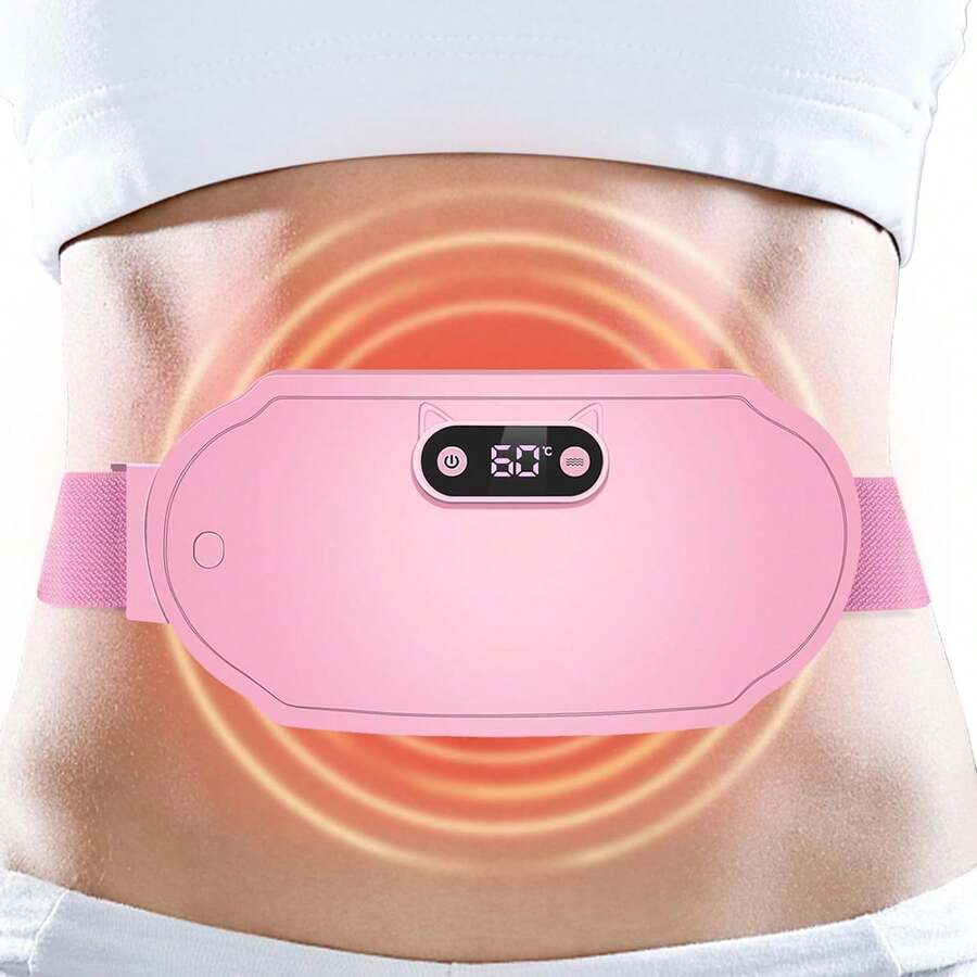 Period Pain Relief Wireless Heating Pad With 6 Heat Levels And Massage Modes, Portable Electric Heating Mat