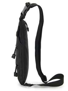 Fanny Pack Sling Chest Bag Waterproof Bag For Outdoor Hiking Camping Black Bag Travel Essentials Holiday Essentials Bag For Men Fanny Pack Bags Men Summer Back To School The Sporty Life Summer Bag Springbreak Vacation Bag Pack Belt Bag Waist Bag School Supplies - Multicolor - View 9