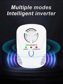 Ultrasonic Rodent Repellent Rodent Prevention And Extermination Rodent Traps Household Electronic Insect Repellent Rodent Repellent Animal Repellent - 白色 - 查看 4