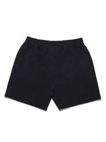 1pc Men's Fashionable Casual Sports Outdoor Woven Shorts With Angel Print, Summer