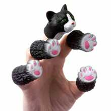 1 peça/2 Peças Brinquedos Divertidos de Fantoche de Dedo de Animal, Adereços de Teatro de Fantoche, Presentes de Pegadinha Estranhos, Macios e Insossos, Presentes Estranhos