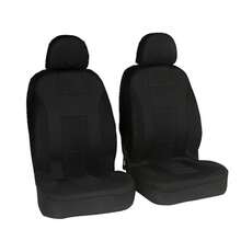 透气且易于安装的通用汽车座椅套，前排双座椅保护套适用于大多数车辆，四季皆宜